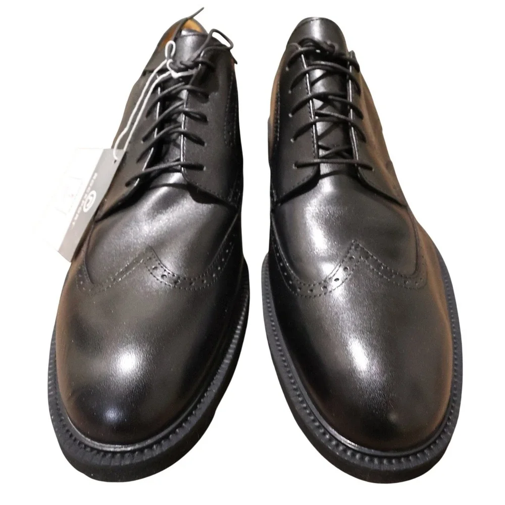Rockport Tribunal Oxford Mens 13 Black New Wingtip Leather Dress Shoes APM11041M